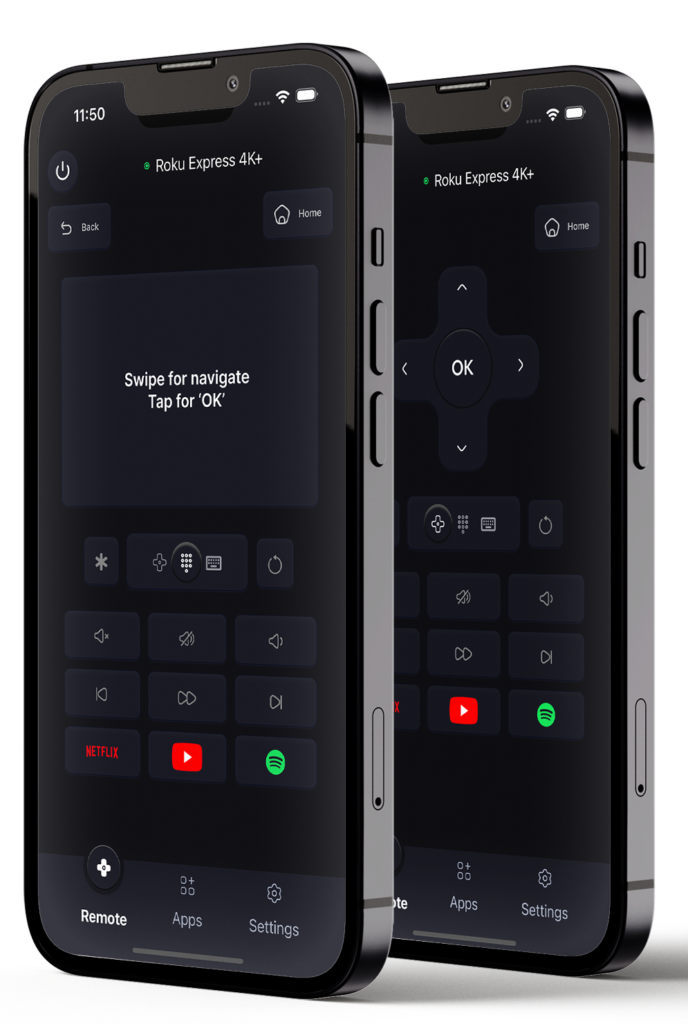 roku tv remote contrrol by appxcellence